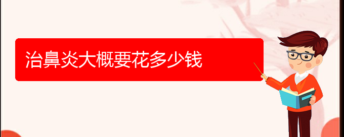 (貴州哪個醫(yī)院治療過敏性鼻炎)治鼻炎大概要花多少錢(圖1)