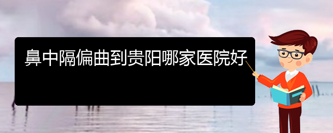 (貴陽治療鼻中隔偏曲多少錢)鼻中隔偏曲到貴陽哪家醫(yī)院好(圖1)