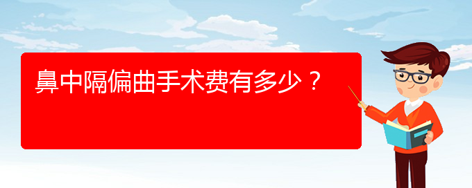 (貴陽哪里治療鼻中隔偏曲好)鼻中隔偏曲手術費有多少？(圖1)