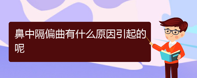 (貴陽治療鼻中隔偏曲)鼻中隔偏曲有什么原因引起的呢(圖1)