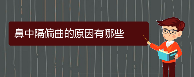 (貴陽(yáng)鼻科醫(yī)院掛號(hào))鼻中隔偏曲的原因有哪些(圖1)