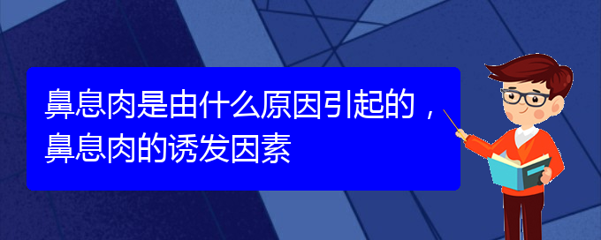 (看鼻息肉貴陽哪個醫(yī)院好)鼻息肉是由什么原因引起的，鼻息肉的誘發(fā)因素(圖1)