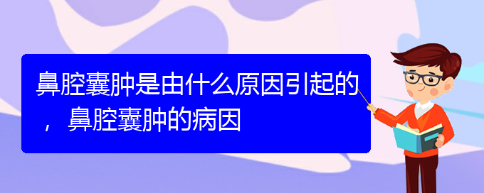 (貴陽看鼻腔乳頭狀瘤什么醫(yī)院好)鼻腔囊腫是由什么原因引起的， 鼻腔囊腫的病因(圖1)