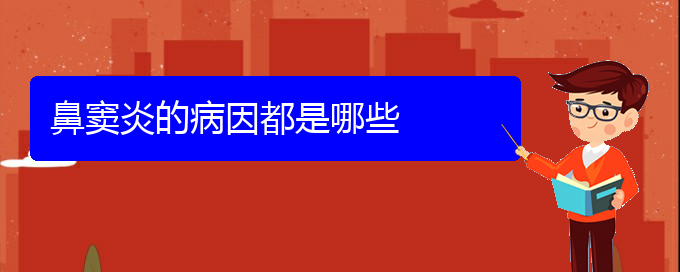 (貴陽(yáng)哪家醫(yī)院治療鼻竇炎比較好)鼻竇炎的病因都是哪些(圖1)